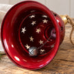 Burgundy Large Metal Bell