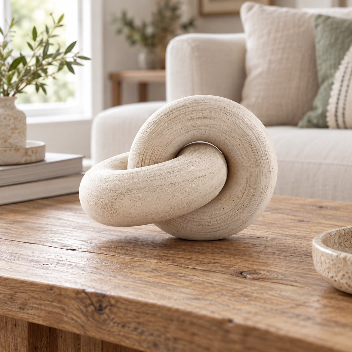 Wooden Single Knot Decor — product image 3