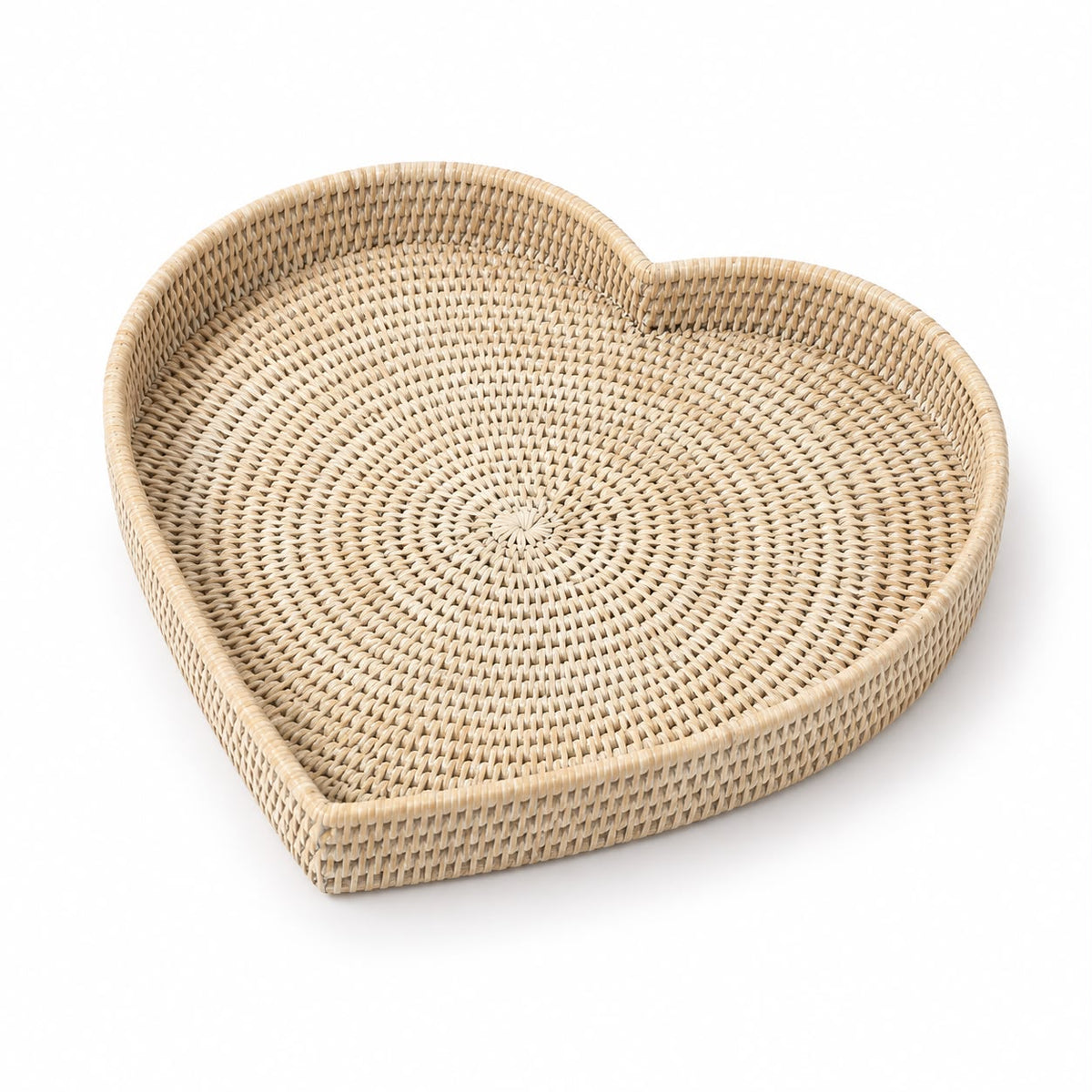 Wickham Rattan Heart Tray