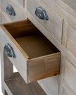 Haldon Collection 9-drawer chest with shelf by Hill Interiors, featuring a sleek wooden finish and ample storage space.