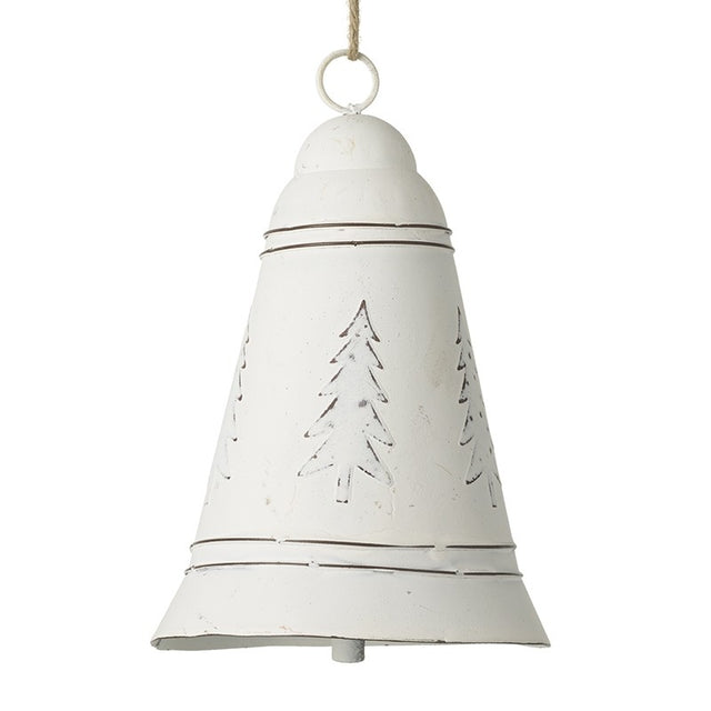 White Traditional Bell With Trees