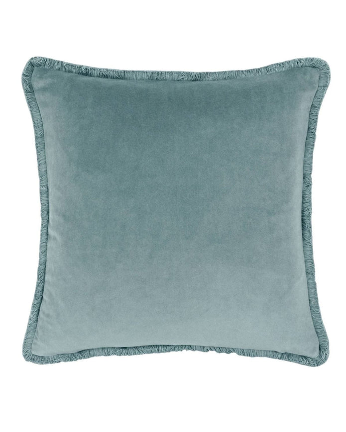 Freya Velvet Cushion Cover Duck Egg Blue