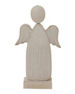 Whitewashed Rustic Wooden Angel