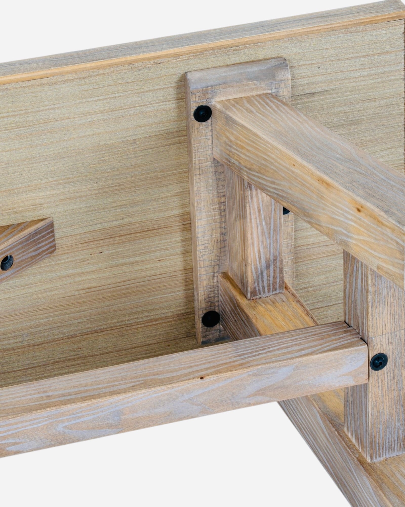 Haldon Collection 4-shelf apex shelving unit by Hill Interiors, featuring sturdy wooden shelves and modern design for home storage.