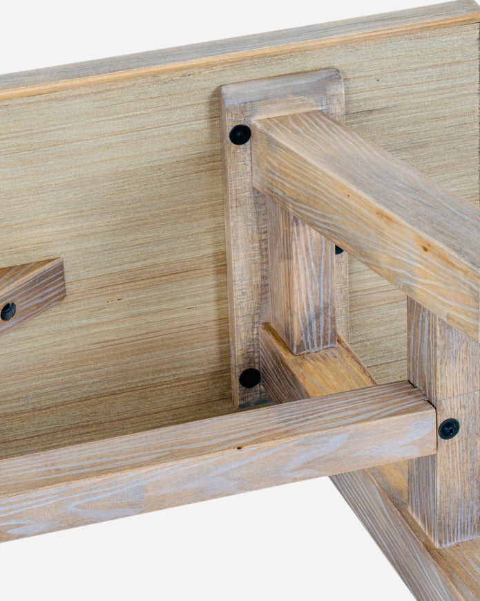 Haldon Collection 4-shelf apex shelving unit by Hill Interiors, featuring sturdy wooden shelves and modern design for home storage.