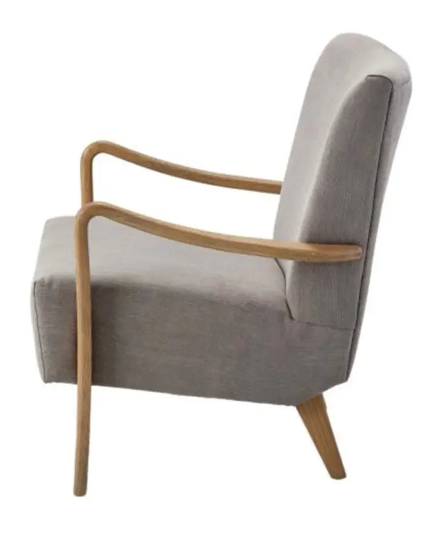 Chedworth Armchair Charcoal Grey Linen - Lulu Loves Home Lulu Loves Home 