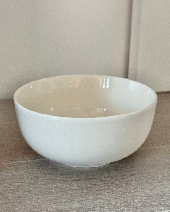 White Glazed Scalloped Stoneware Mini Bowl - Lulu Loves Home Lulu Loves Home 