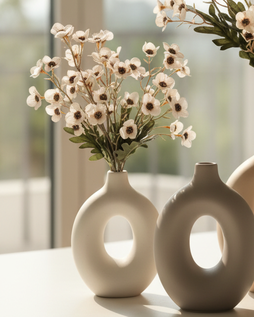 Artificial Daisy Flower Stem - Peach