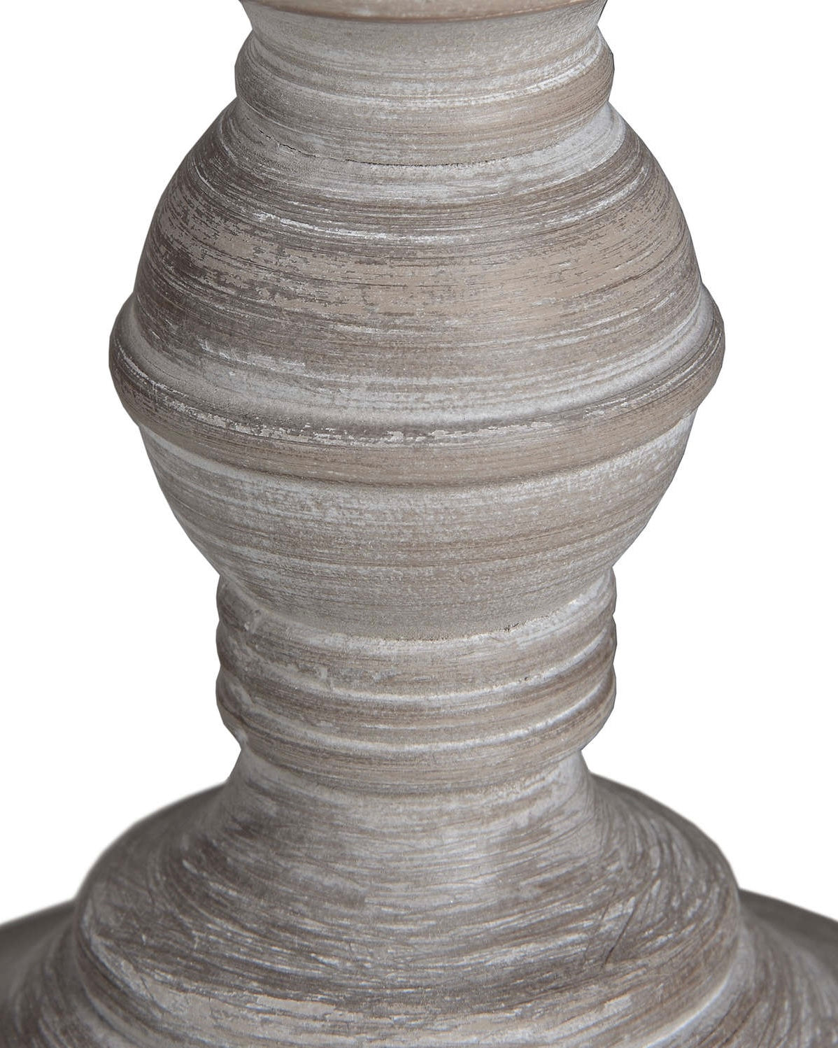 Wooden table lamp by Hill Interiors featuring a sleek, modern design with a light-colored wooden base and a neutral fabric lampshade.