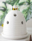White Beehive Tea-light Holder - Home Fragrance and Decor