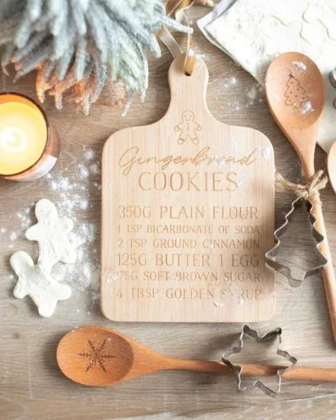 Gingerbread Cookies Bamboo Serving Board