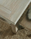 Large dining bench from Hill Interiors' Haldon Collection, showcasing a sturdy wooden frame and spacious seating.