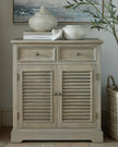 Delphine Collection 2 Drawer 2 Door Chest by Hill Interiors, wooden furniture with a polished finish and modern design.
