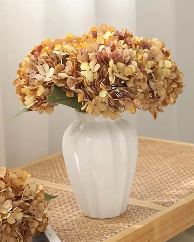 Artificial Short Dusky Plum Hydrangea Stem