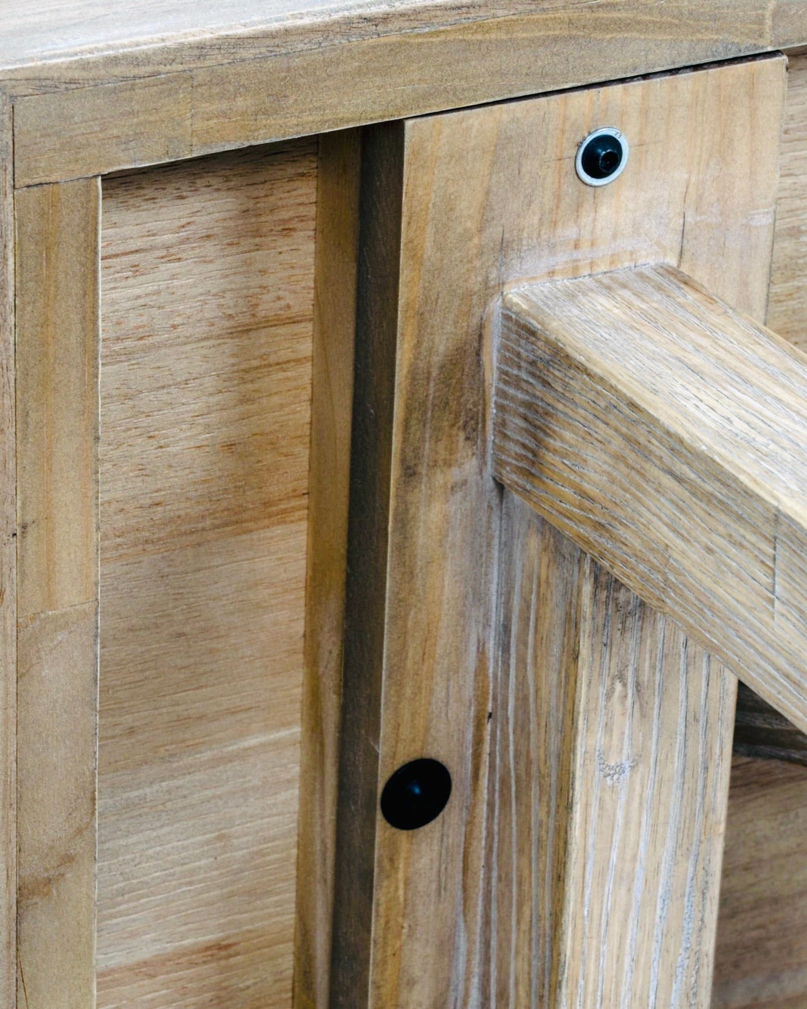 Wooden console table from Hill Interiors Haldon Collection, showcasing a sleek design and natural wood finish for stylish home decor.