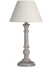 Pella wooden table lamp by Hill Interiors featuring a sleek design and warm wood finish, ideal for living room or bedside lighting.