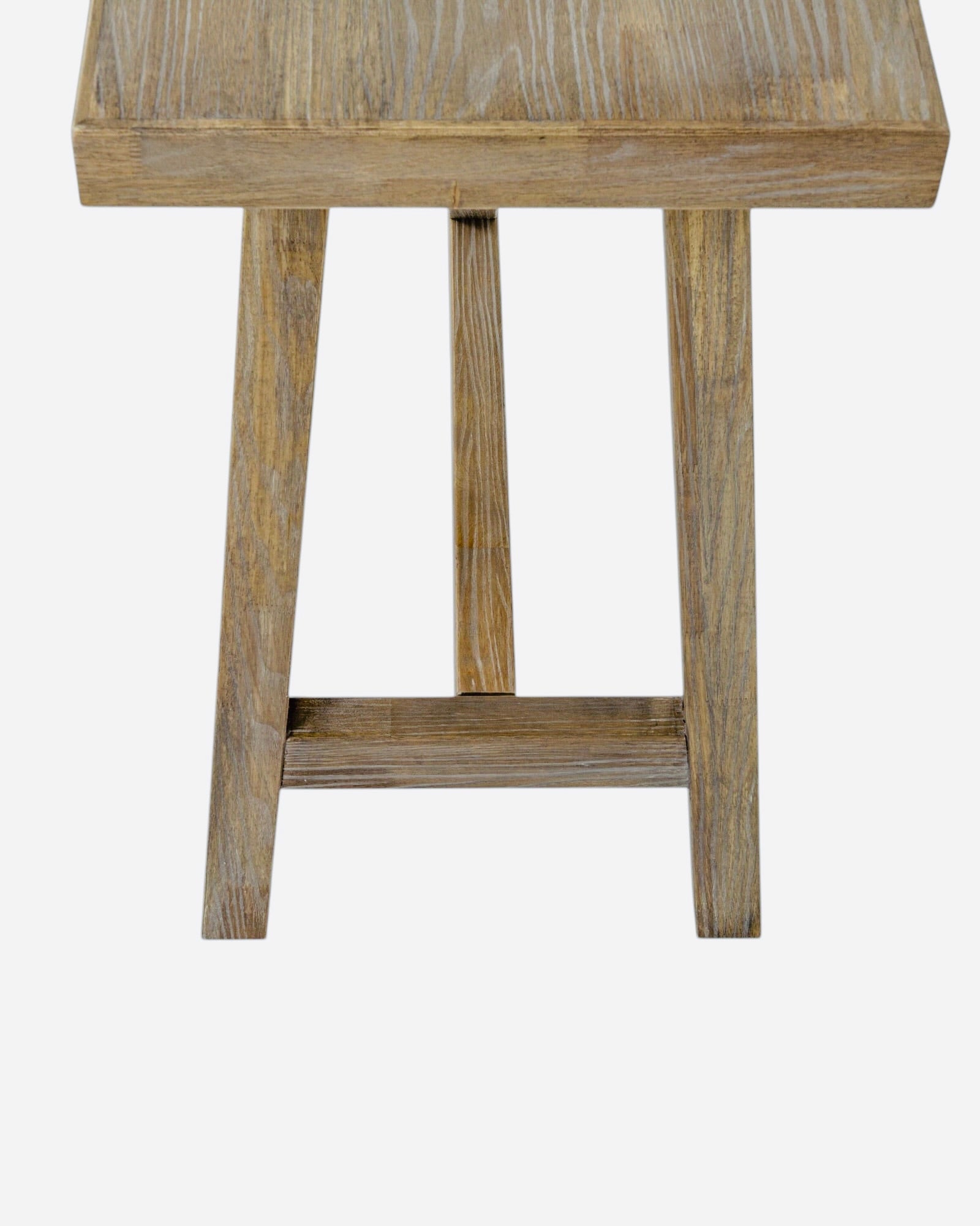 Wooden console table from Hill Interiors Haldon Collection, featuring a sleek design and natural wood finish for modern home decor.