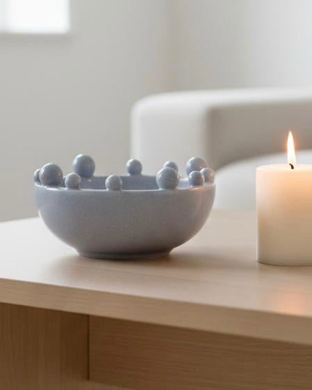 Small Ocean Blue Bobble Bowl