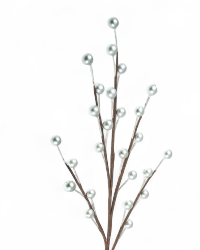 Artificial Silver Berry Stem