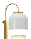 White candle warmer lamp with shade from Starlight Express, flameless and safe lighting for cozy ambiance.