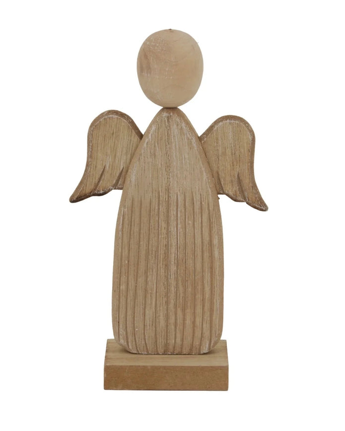 Natural Rustic Wooden Angel