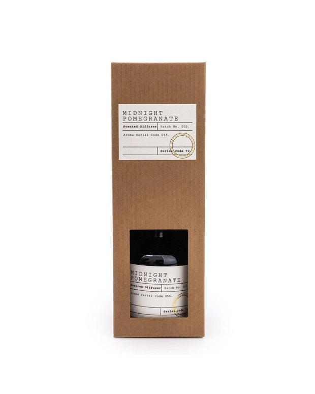 Glass Filled Reed Diffuser in Midnight Pomegranate Scent - Lulu Loves Home