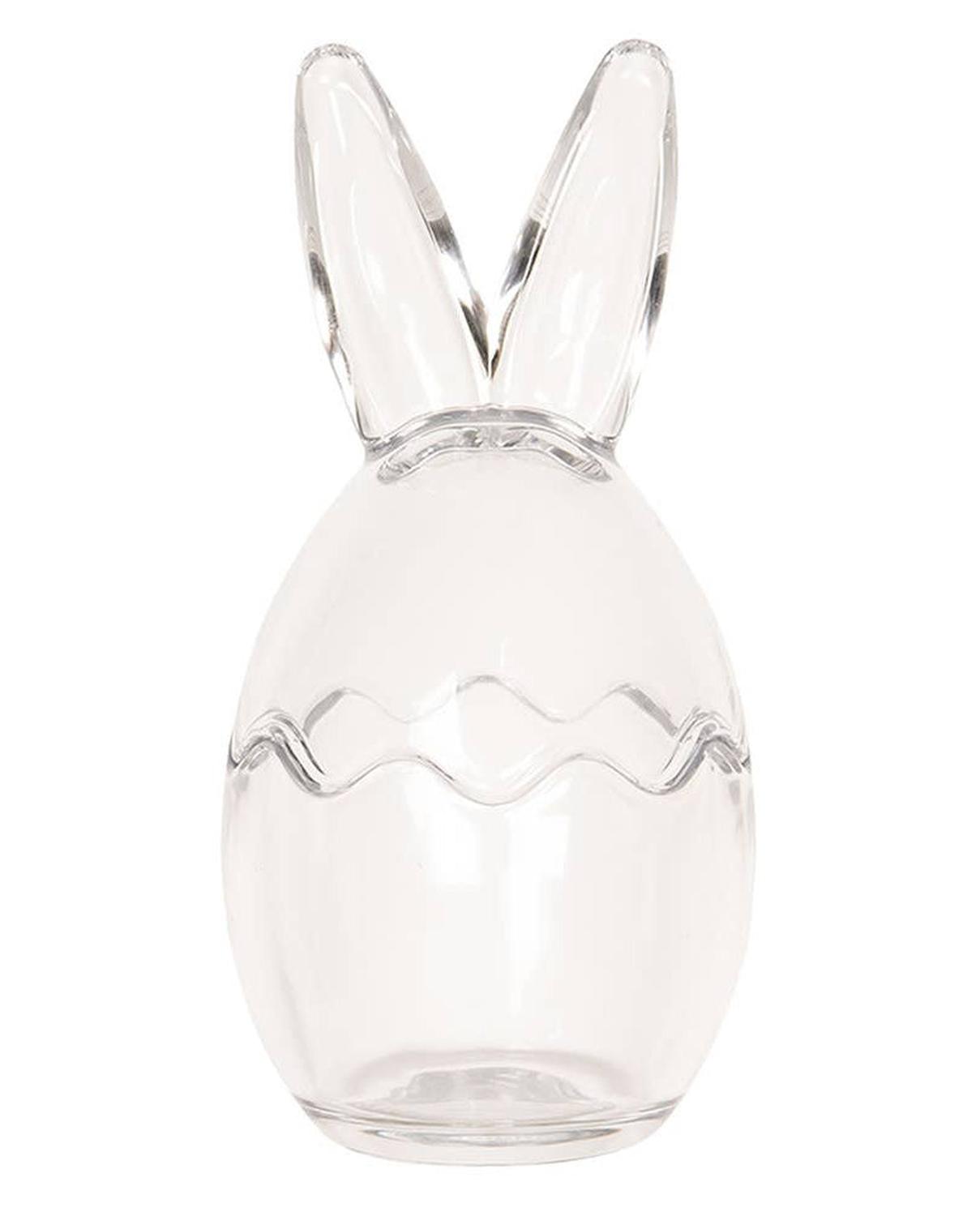 Glass Rabbit Bunny Jar - Large