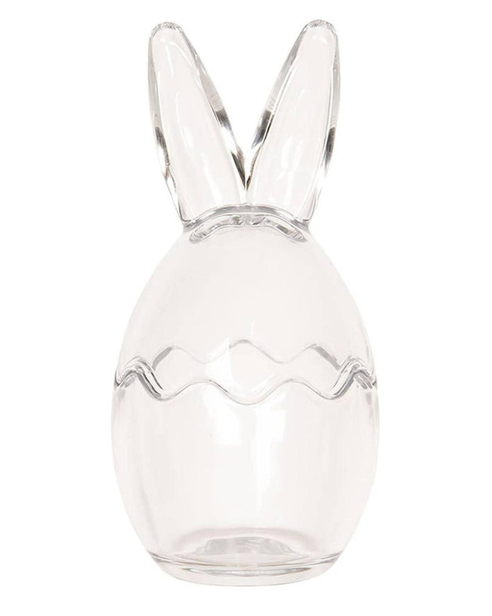 Glass Rabbit Bunny Jar - Large