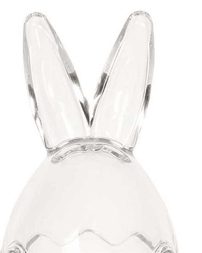 Glass Rabbit Bunny Jar - Large