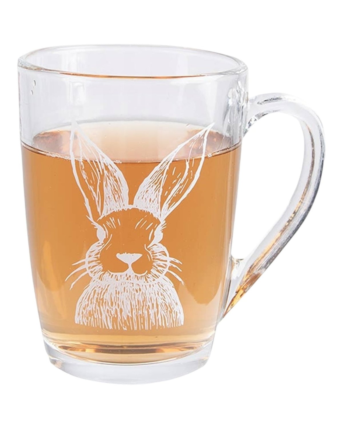 Glass Rabbit Tea Cup Mug