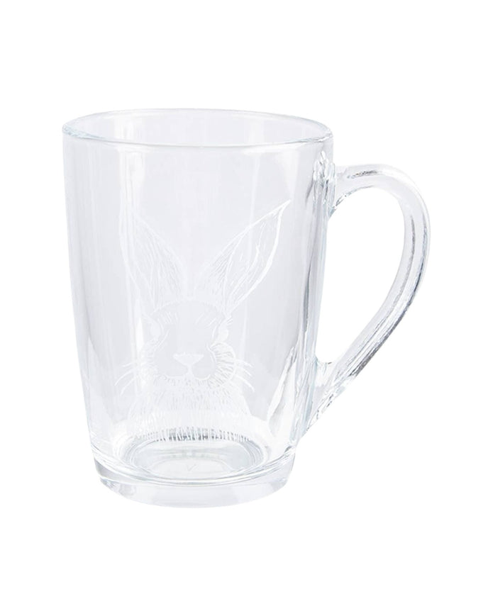 Glass Rabbit Tea Cup Mug