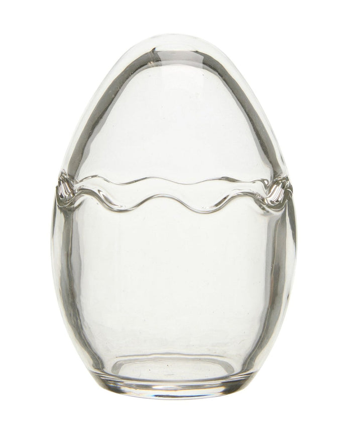 Green Glass Easter Egg Jar with Lid