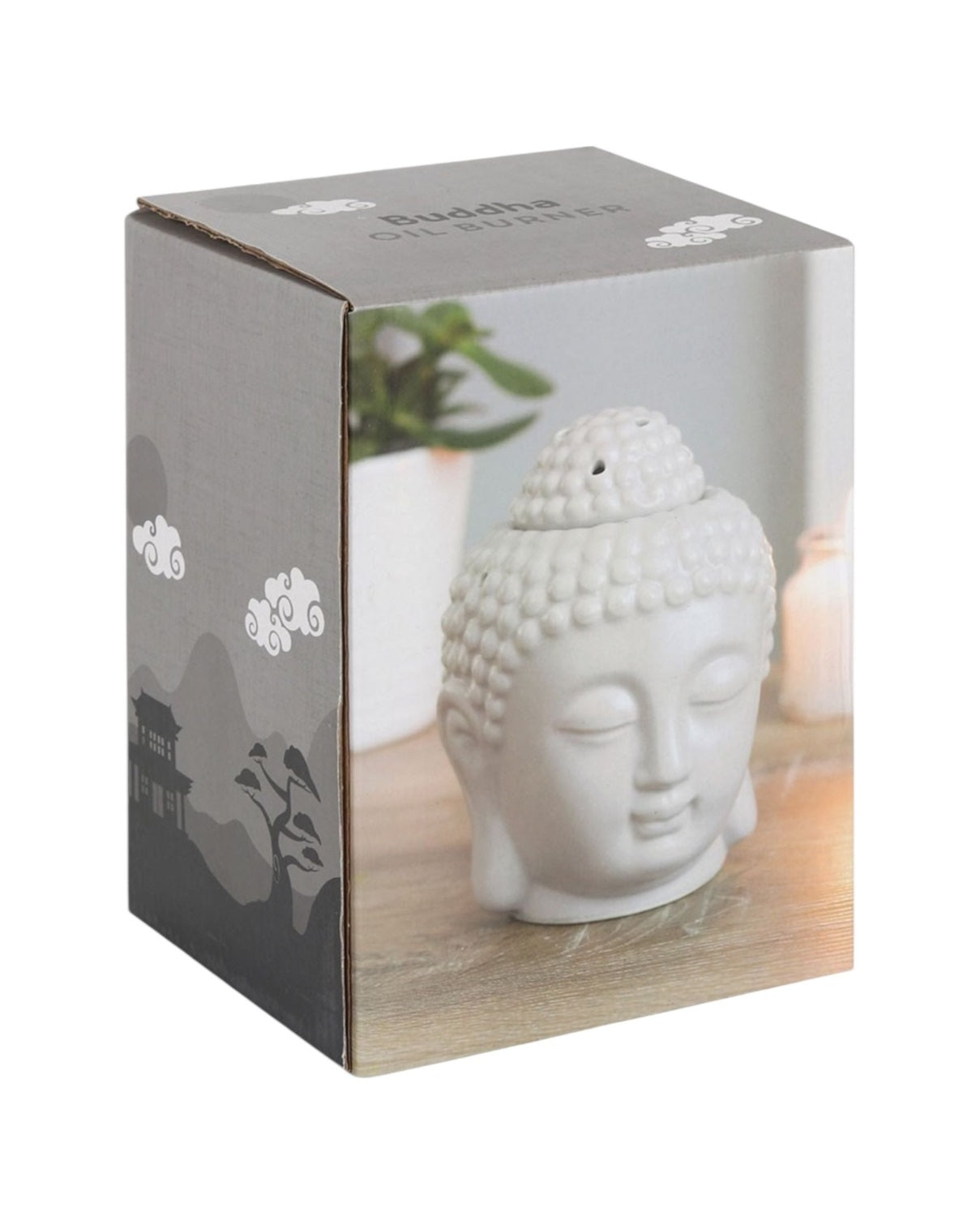 Grey Budda Wax Burner - Home Fragrance and Decor