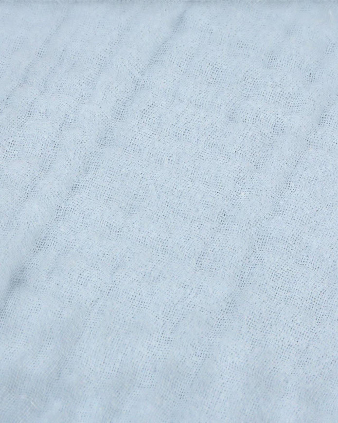 Ocean blue muslin cotton throw bed cover by Riva Home, soft furnishings with a smooth, lightweight fabric for cozy bedroom decor.