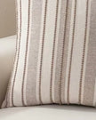 Beige stitch stripe cushion cover from Starlight Express, soft furnishings accessory with a stylish striped pattern and stitching details.