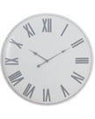 Flemings Large White And Grey Wall Clock
