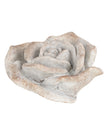 Stone ornamental rose decor for home, detailed floral sculpture by Candlelight Products Ltd, ideal for elegant interior decoration.