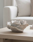 Stone ornamental rose decor for home, detailed flower sculpture by Candlelight Products Ltd, decorative stone flower ornament.