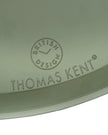Gallery Direct Thomas Kent 12-inch Arabic wall clock in Lichen Green, featuring a stylish design with clear Arabic numerals.