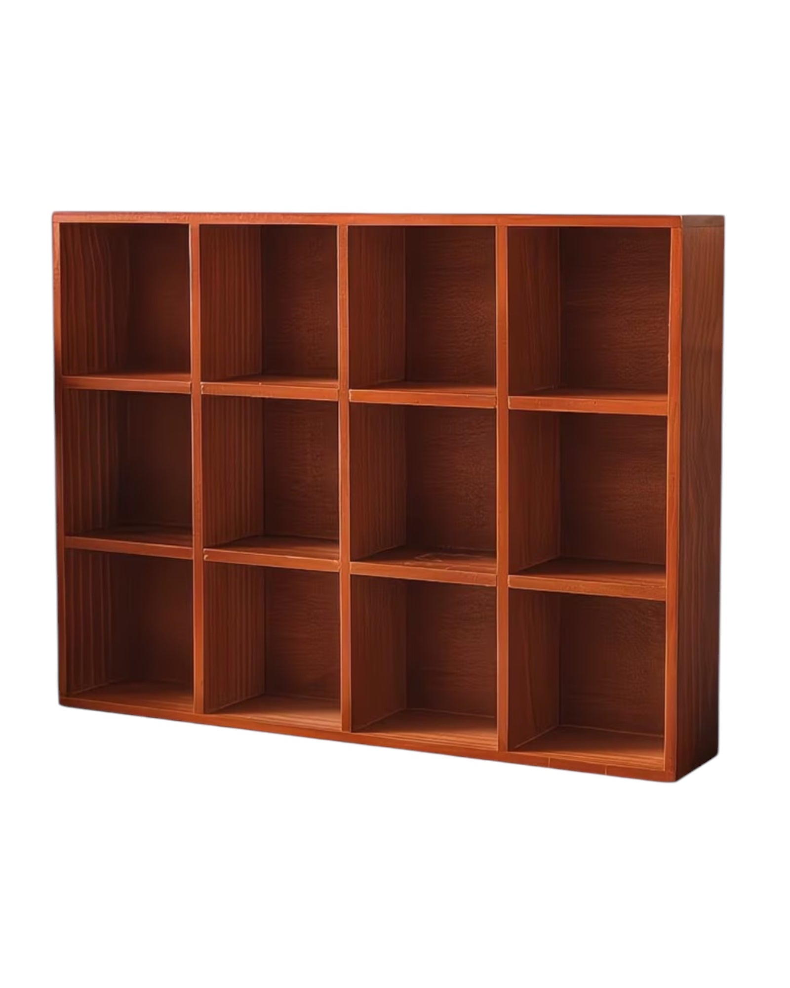 Dark wooden mug display shelf unit from Starlight Express, perfect for kitchen and dining organization, featuring multiple hooks and shelves.