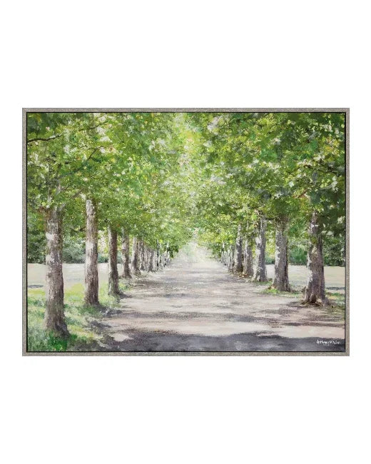 Art Marketing - Canvas Framed Print, Avenue of Trees  - PRE ORDER FOUR WEEK DELIVERY
