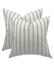 Blue stitch stripe cushion cover from Starlight Express, featuring soft furnishings with a stylish striped design.