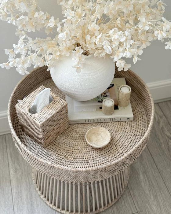 Artisan Weave - Rattan Round Side Table