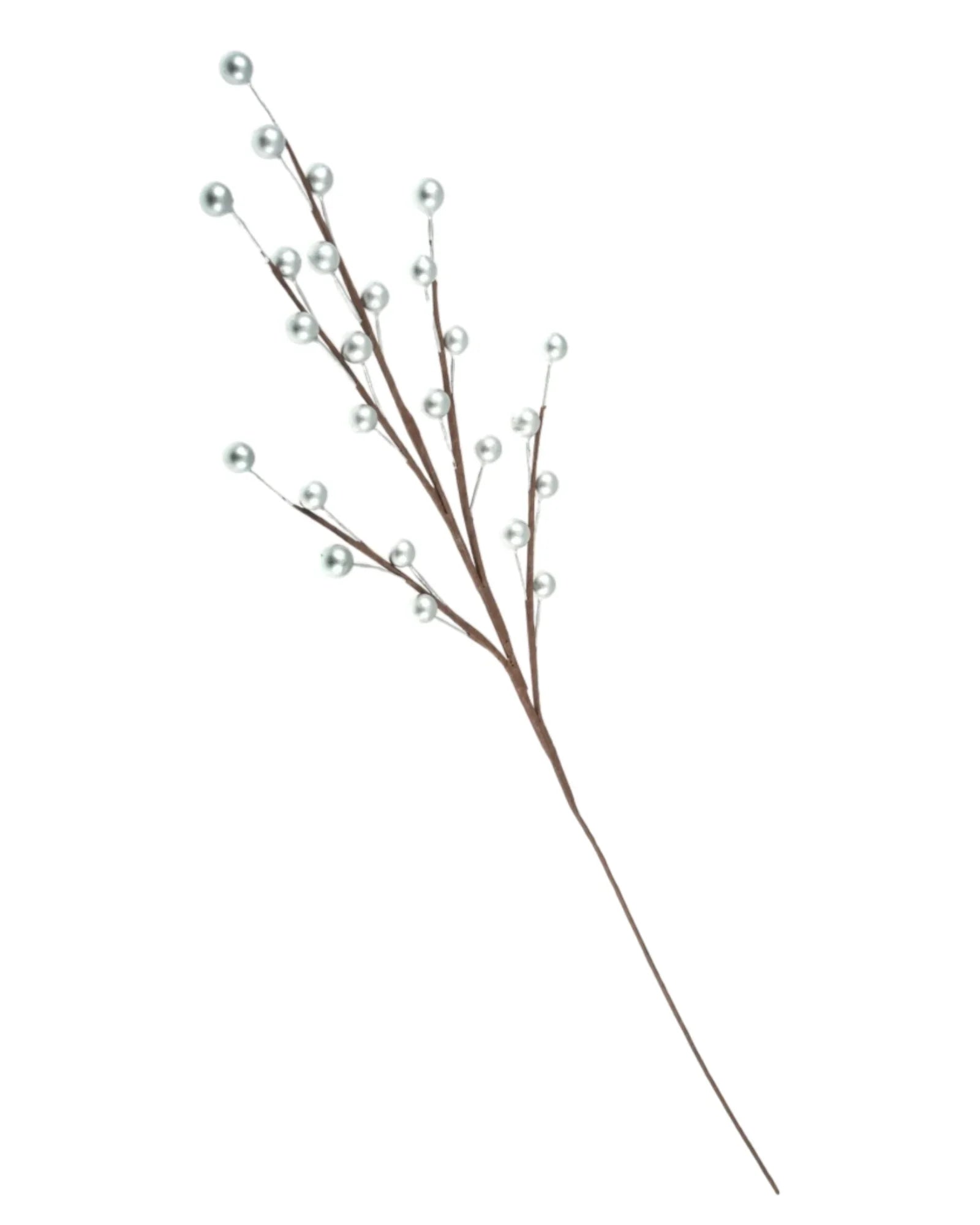 Artificial Silver Berry Stem