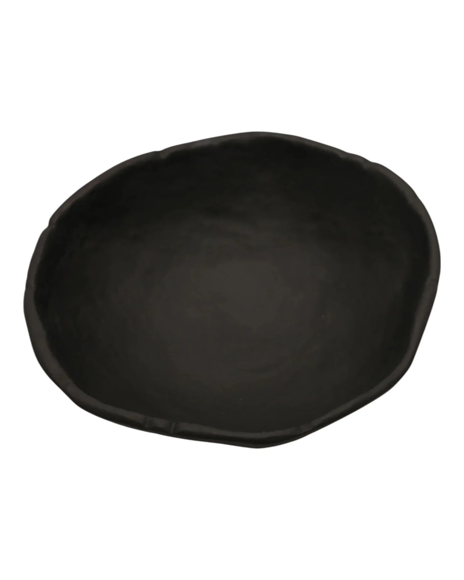 Matte Black Textured Trinket Dish