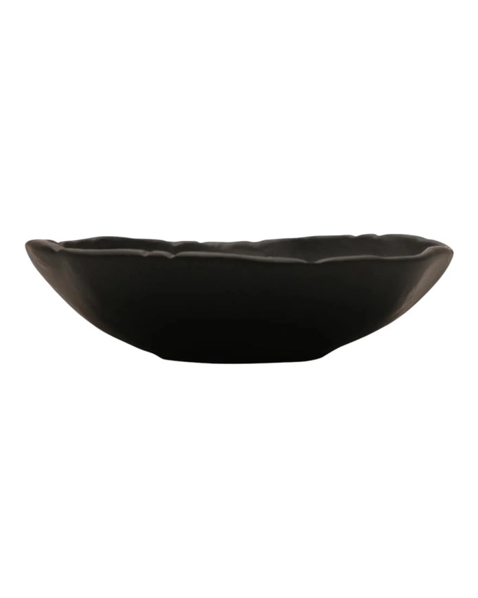 Matte Black Textured Trinket Dish