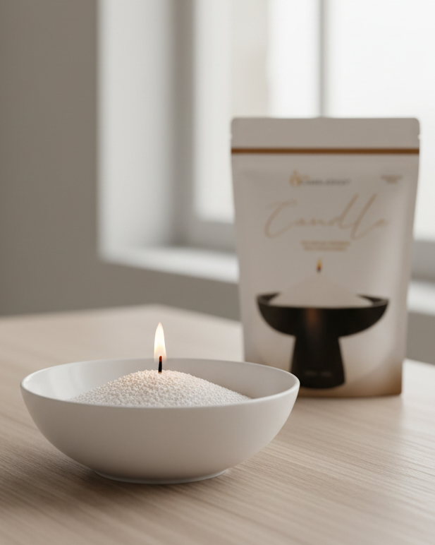 White Scented Candle Sand Kit – Diamond Dust
