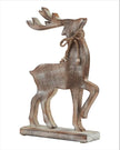 Wooden Standing Reindeer