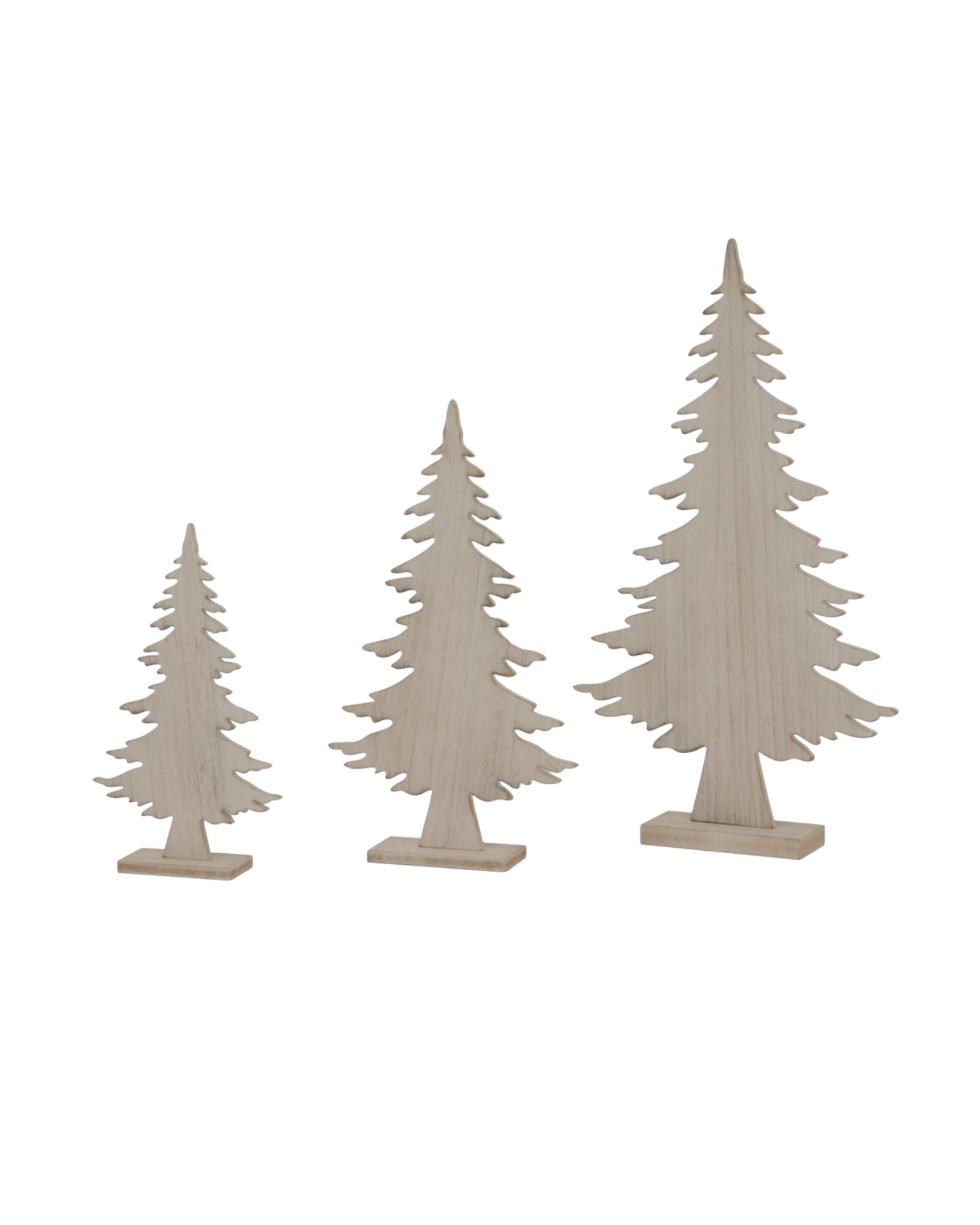 Large White Rustic Tree On Stand