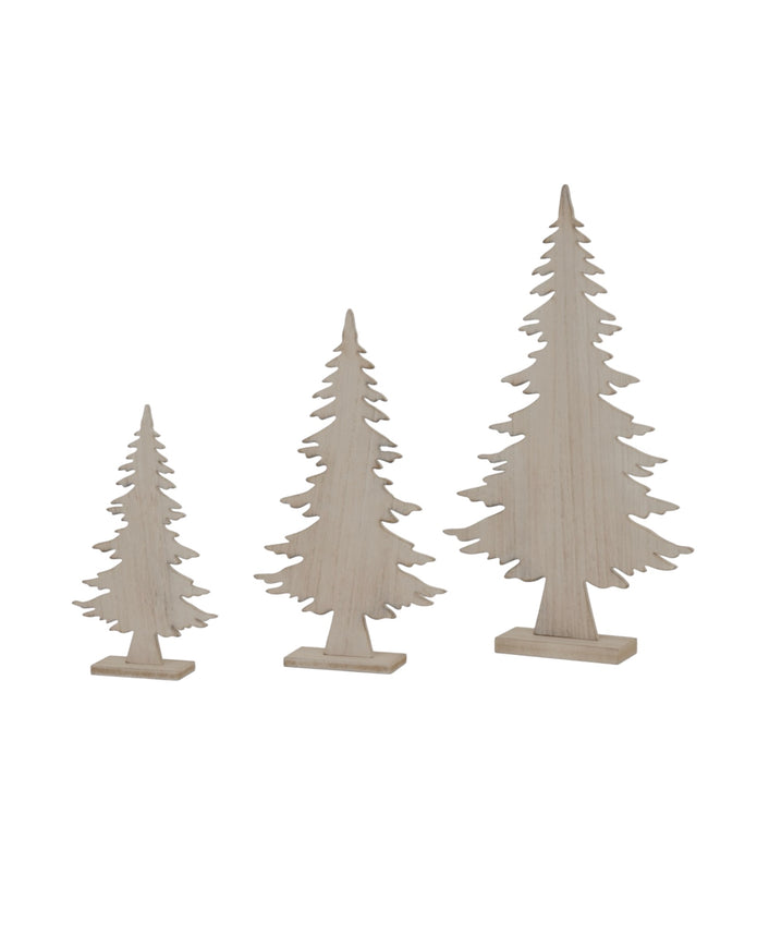 Large White Rustic Tree On Stand